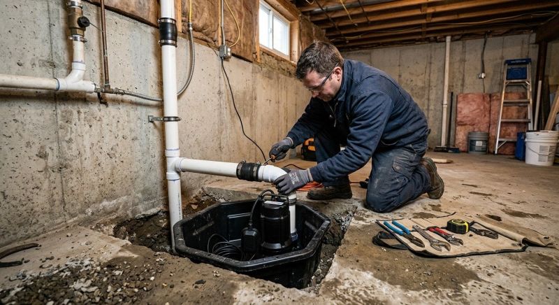 Sump Pump Relocation in Auburn, AL