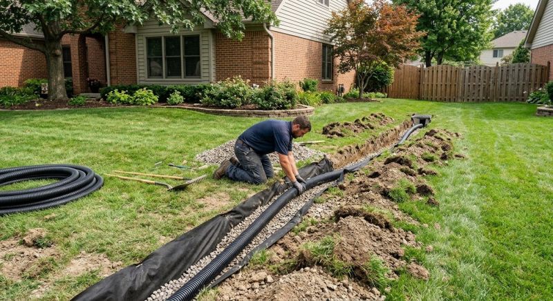 Yard Drain Installation in Tuscaloosa, AL