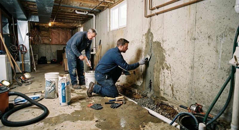 Basement Seepage Repair in Montgomery, AL