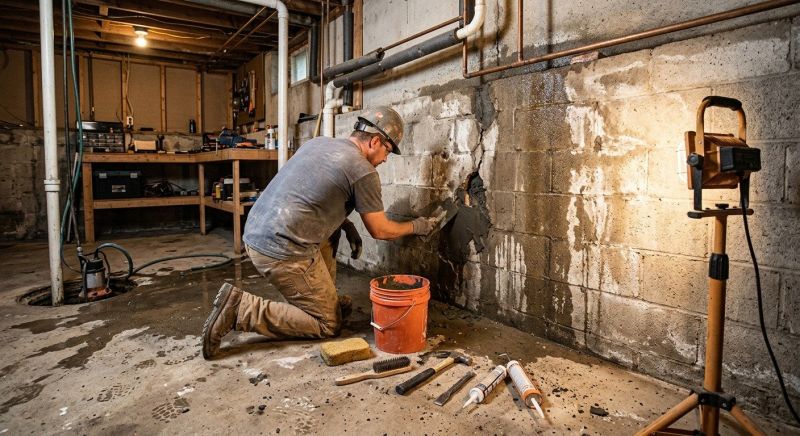 Basement Seepage Repair in Birmingham, AL
