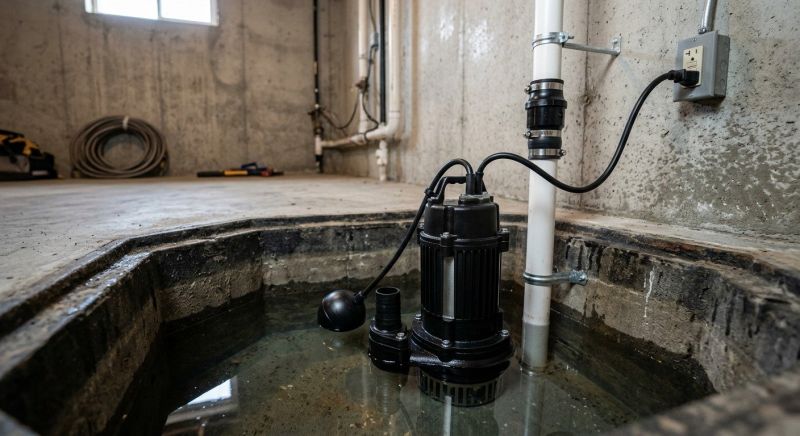 Basement Sump Pump Service in Warwick, RI