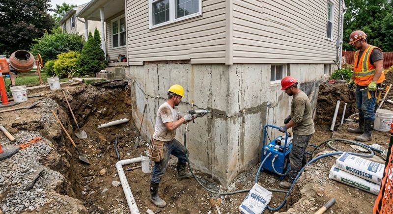 Concrete Foundation Repair in Columbus, OH