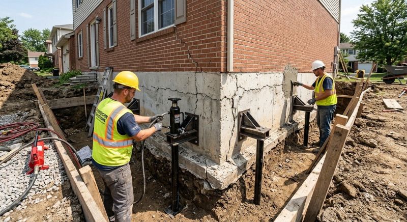 Foundation Pier Repair in Tampa, FL