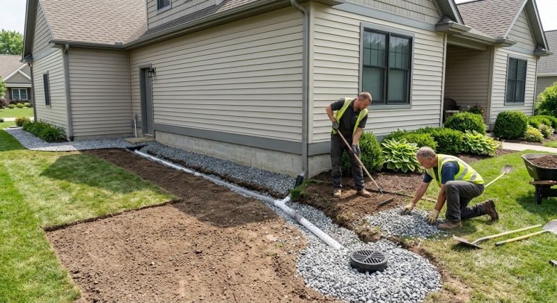 French Ditch Installation in Tuscaloosa, AL