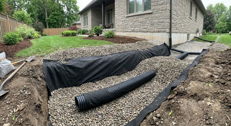 French Drain Clearing in Tuscaloosa, AL