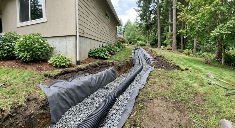 Perimeter Drain Construction in Tuscaloosa, AL