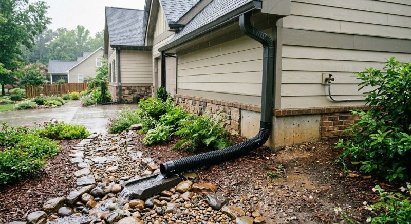Rainwater Drain Installation in Birmingham, AL