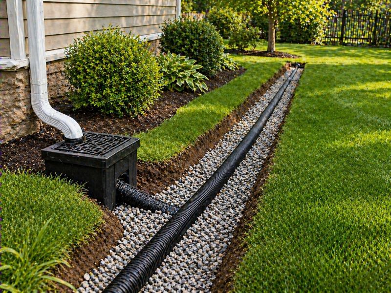 Rainwater Drain Installation in Birmingham, AL