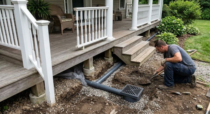 Rainwater Drain Installation in Tuscaloosa, AL