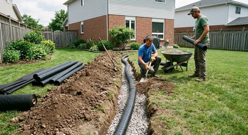 Residential Landscape Drainage in Tuscaloosa, AL