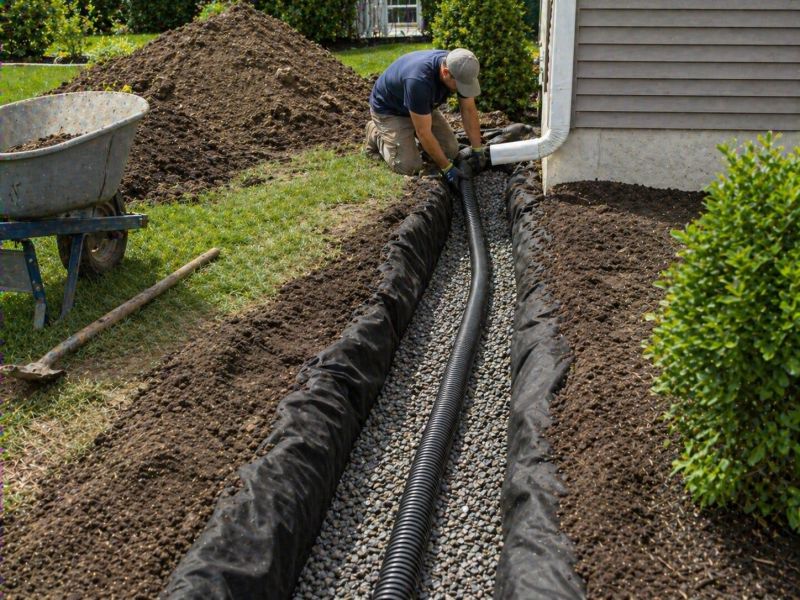 Residential Landscape Drainage in Birmingham, AL