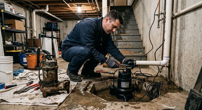Sump Pump Plumbing in Providence, RI