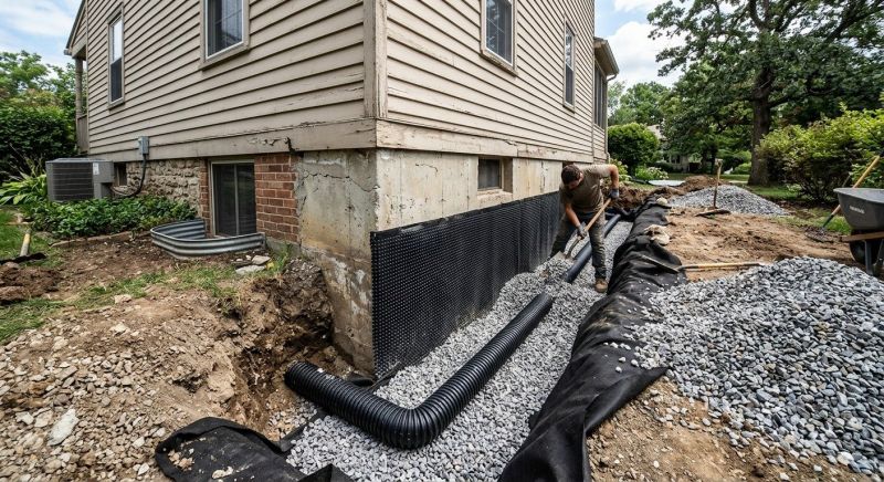 Underground Drain Installation in Tuscaloosa, AL