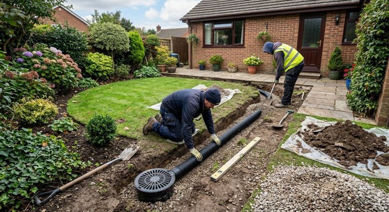 Water Drainage Installation in Birmingham, AL
