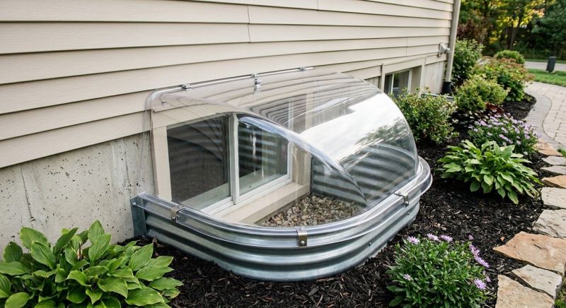 Window Well Cover Installation in Conroe, TX