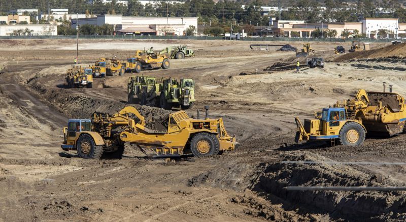 Commercial Yard Resloping